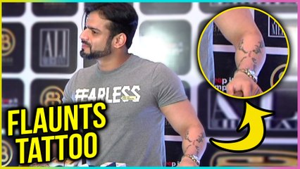 Karan Patel FLAUNTS His Tattoo's At An Event