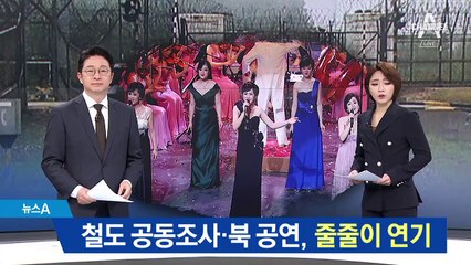 남북, 철도 공동조사·北 공연 줄줄이 연기