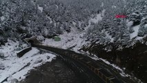 Trabzon Karadeniz'de Yüksek Kesimlerde Kar Etkili Oluyor