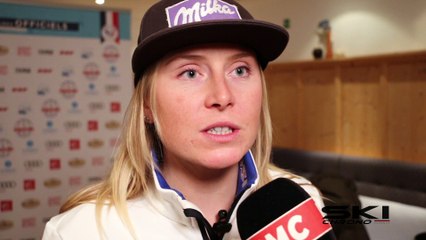 Point presse des skieuses de l'équipe de France à Sölden