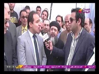 لأول مره "قسيس" يفتتح مسجد بوجود "نائب برلماني"