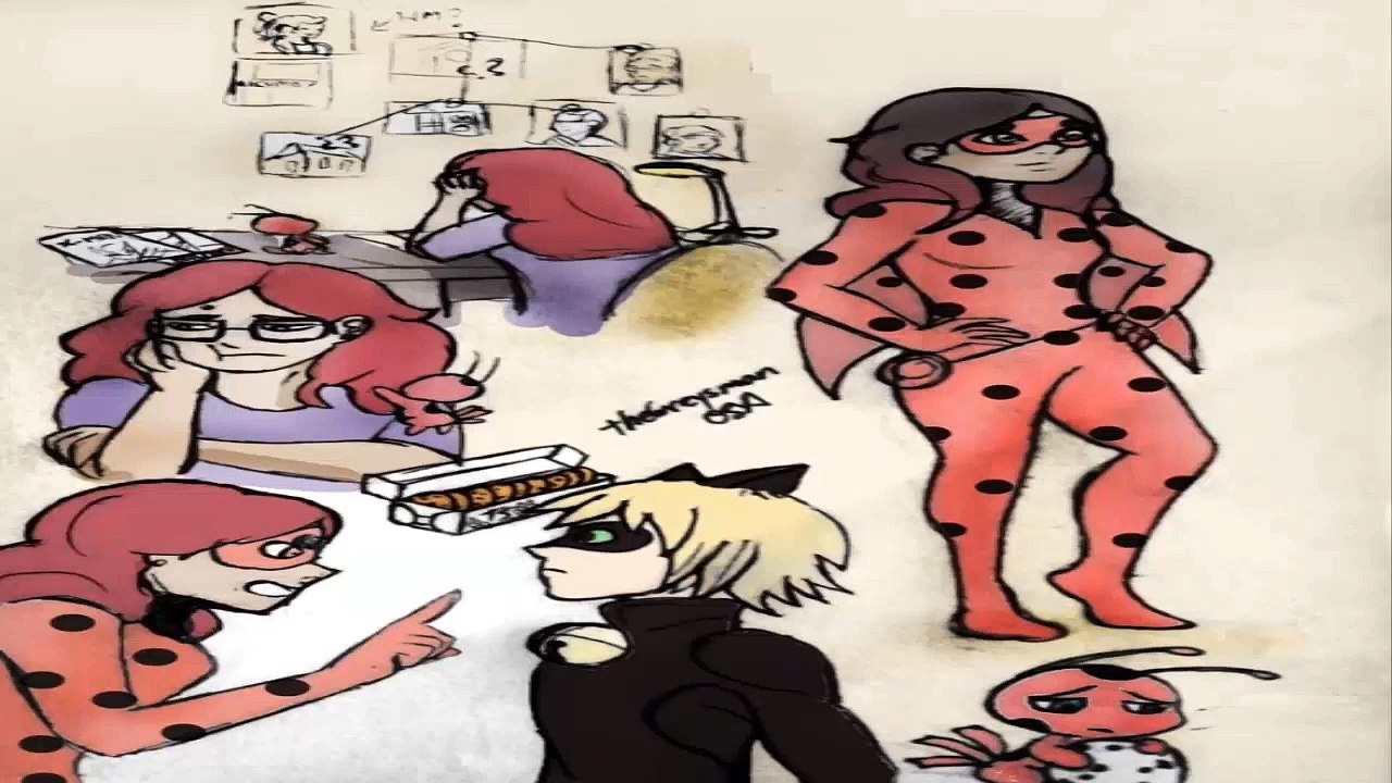 COCCINELLE IN FANFIC - LUCKY FOX PARADOX(Miraculous Ladybug Drawings)