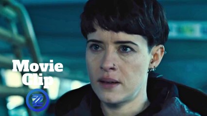 The Girl in the Spider's Web Movie Clip - Airport Escape (2018) Thriller Movie HD