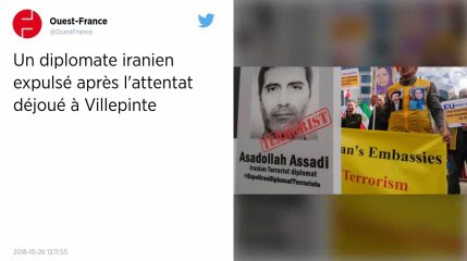 Un diplomate iranien expulsé après l'attentat déjoué à Villepinte.