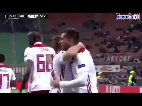 AC Milan vs Olympiacos 3 -1 Europa League All Goals & Highlights 2018
