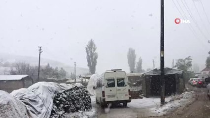 Horasan'da Kar Yağışı Hayatı Olumsuz Etkiliyor