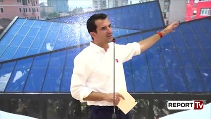 Report TV - Veliaj falenderon Kadarenë për mbështjejen e ndërtimit të Teatrit të Ri