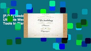 [P.D.F] Wedding Planner: The Ultimate Wedding Planner. Essential Tools to Plan the Perfect