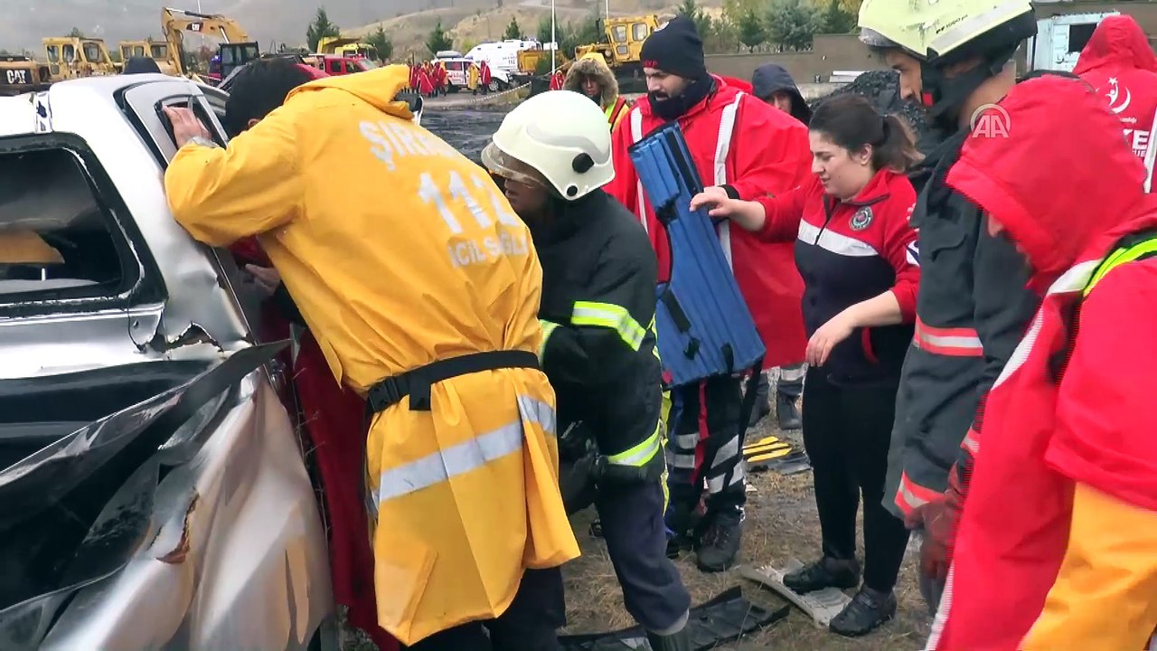 Şırnak'ta doğal afet tatbikatı