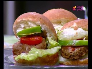 كلام هوانم مع عبير الشيخ ومنال عبد اللطيف | برجر وكاتشب صحي وكيرز مع الشيف "منة عماد" 8-10-2017