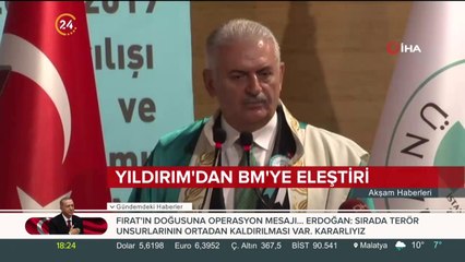 TBMM Başkanı Yıldırım'dan BM'ye eleştiri