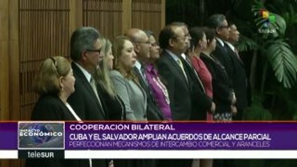 Cuba y El Salvador perfeccionan mecanismos de intercambio comercial
