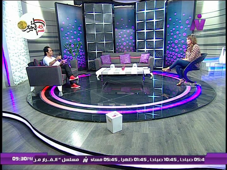 المطرب ياسر عدويه فى مساء الفن_