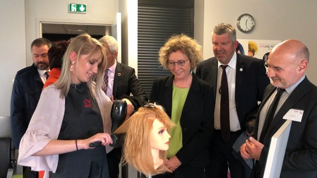 La ministre Muriel Pénicaud rencontre les apprentis