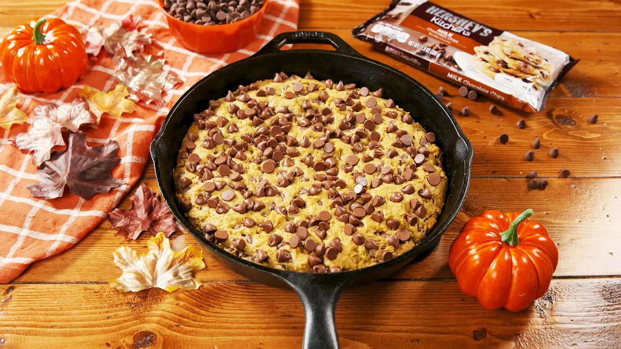 Pumpkin Skillet Cookie