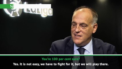 Barcelona will '100 per cent' play La Liga match in USA - Tebas