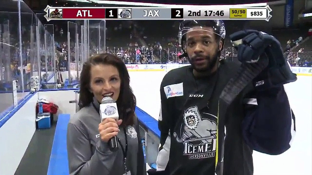 ECHL Atlanta Gladiators 2 at Jacksonville Icemen 3
