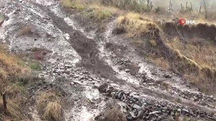 Sel Evleri Vurdu 10 Ev Sular Altında Kaldı, 200 Arı Kovanı Selden Zarar Gördü