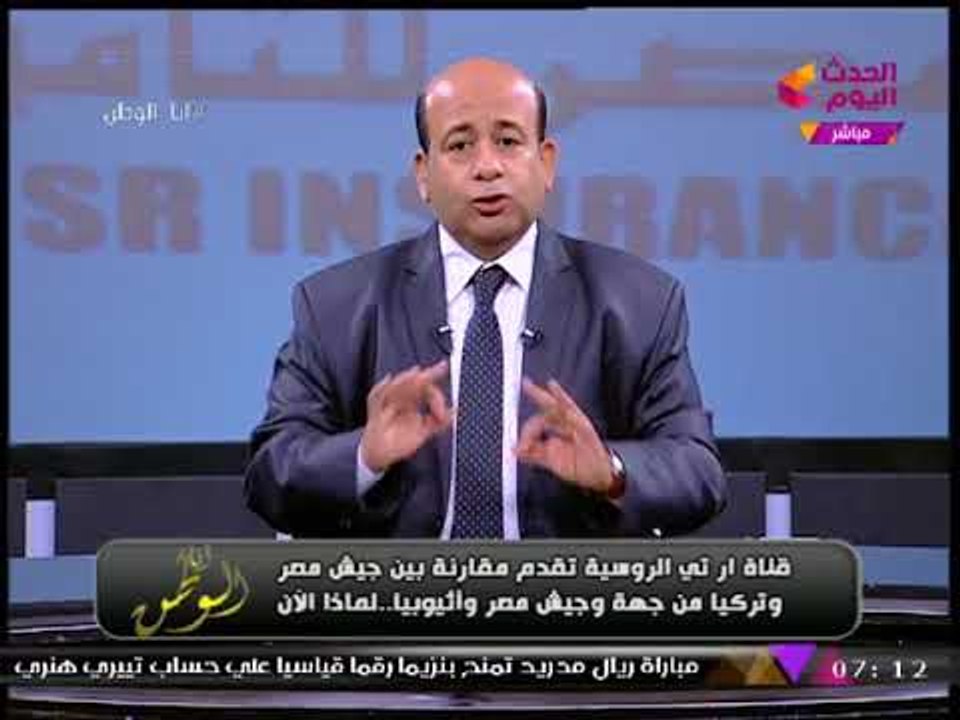 أيسر الحامدي كاشفا تفاصيل تقرير قناة "ار تي الروسية": جيش مصر تحت حكم السيسي نفخر به