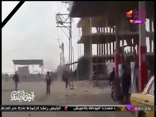 انفراد| لحظة استهداف الإرهابيين لمسجد الروضة بسيناء