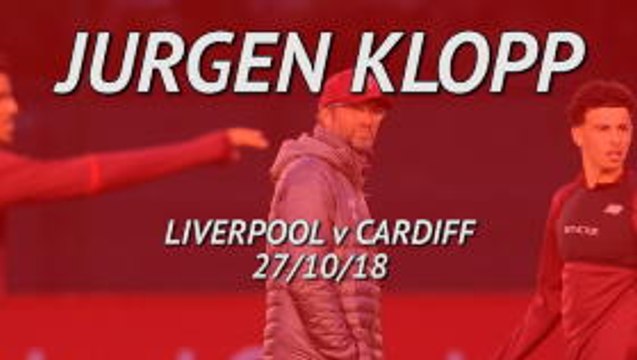 'Cardiff game is a challenge' - Klopp's best bits
