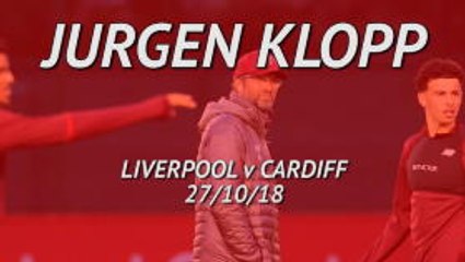 'Cardiff game is a challenge' - Klopp's best bits