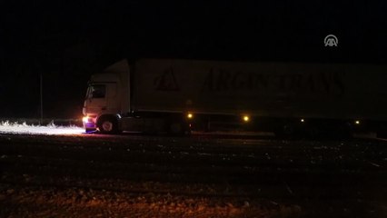 Ağrı Dağı'nda kar yağışı - IĞDIR