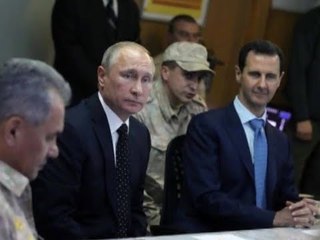 القيصر الروسي يعلن وفاة داعش بـ"سوريا" وحارسه يحرج "بشار الأسد" بتصرف مهين