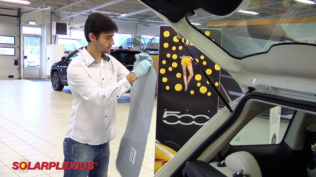 Vitres teintées SANS film Fiat 500 Solarplexius