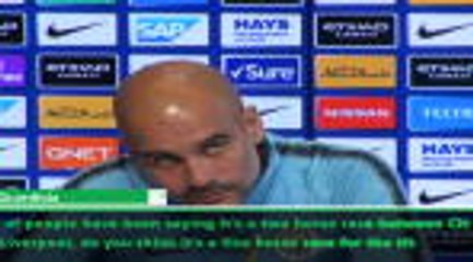 Tải video: It's a five horse race - Guardiola on Premier League title race