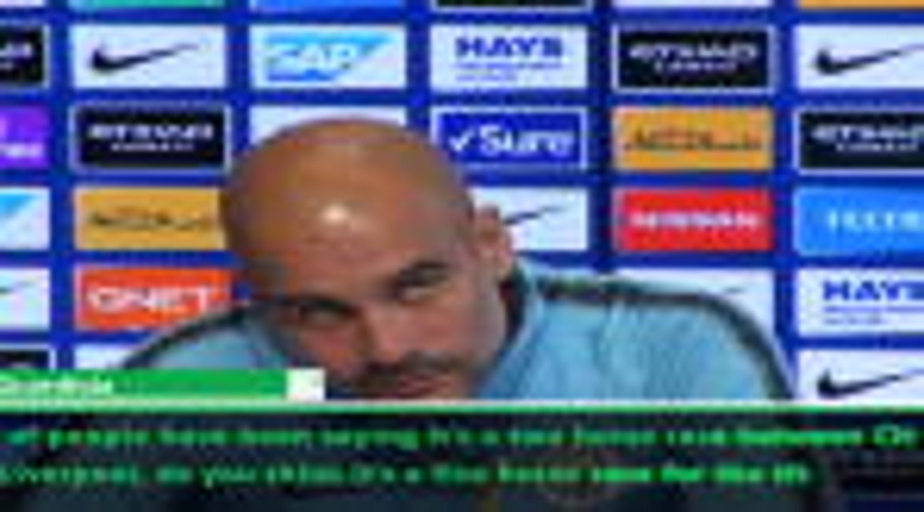 It's a five horse race - Guardiola on Premier League title race