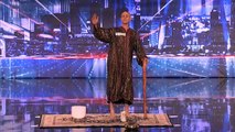 ---Special Head Levitates and Shocks the Crowd - America's Got Talent