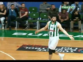 TBL Play-Off 1.Maç: Bursaspor Durmazlar 84-58 Akhisar Belediye
