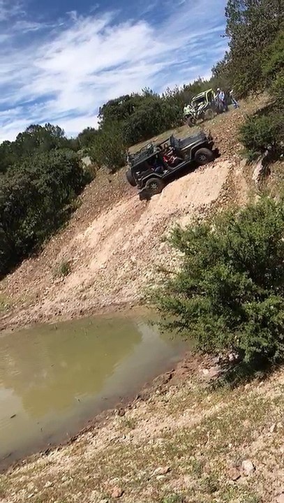 Car Rollover Close Call
