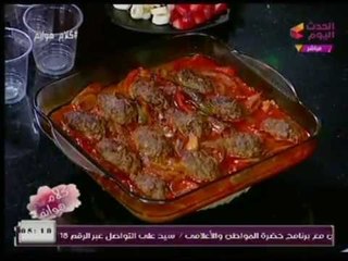 برنامج كلام هوانم مع الشيف داليا وعمل " صينية الكباب " والأرز التندوري  30-1-2018