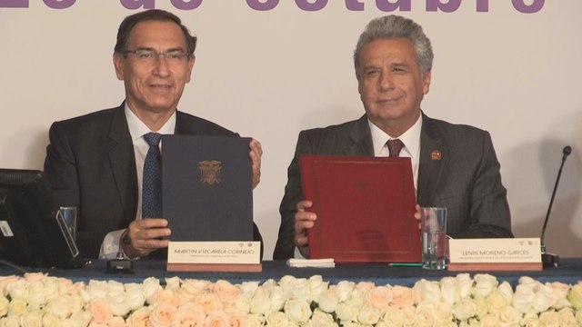 Ecuador y Perú celebran en Quito su duodécimo Gabinete Binacional