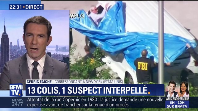Colis piégés aux Etats-Unis: Un suspect interpellé (2/3)