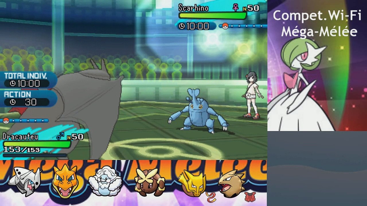 Pokémon Soleil Lune - Compet.WI-FI MÉGA MÉLÉE [05] : Des victoires et M-Galeking