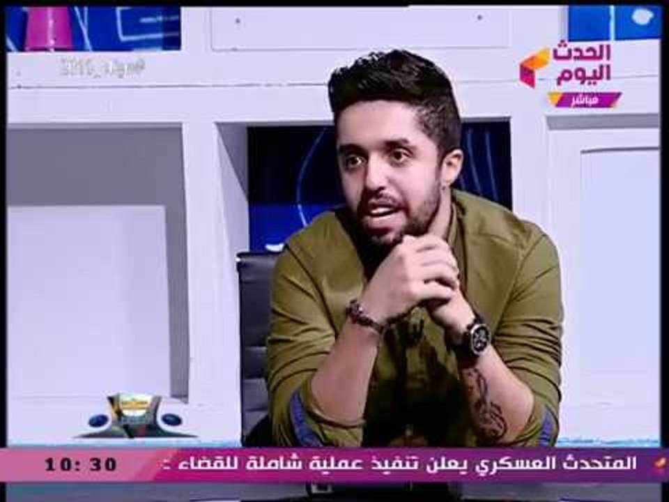 الملحن "مصطفي شكري" يداعب #مذيعة_الحدث: هأفضل أغني دراما