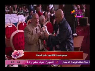 كاميرا كلام هوانم ولقاءات من داخل حفل تكريم اعلام بني سويف لإعلاميين وفنانين