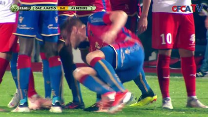 J12 - le résumé vidéo de la rencontre Gazélec Ajaccio / AS Béziers (0-1)