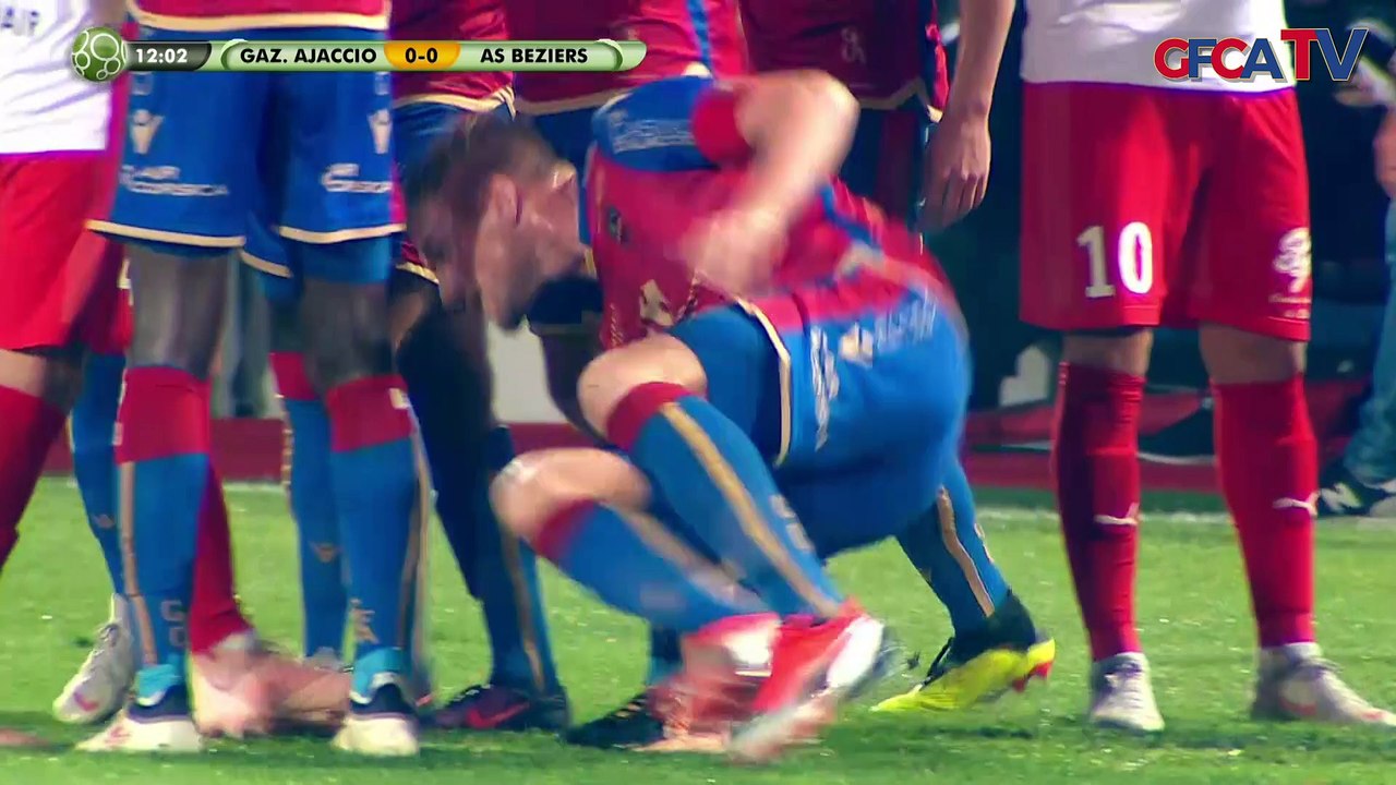 J12 - le résumé vidéo de la rencontre Gazélec Ajaccio / AS Béziers (0-1)