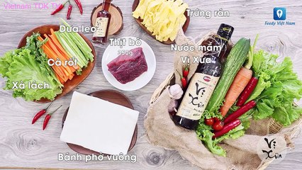 Hướng dẫn cách làm món PHỞ CUỐN | Vietnam TDK TV