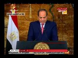 الرئيس عبد الفتاح السيسي يوجه كلمة للمصريين بعد فوزه فى انتخابات الرئاسة