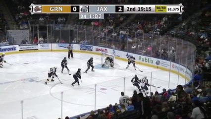 ECHL Greenville Swamp Rabbits 1 at Jacksonville Icemen 3