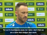 South Africa won't sledge over ball tampering scandal - du Plessis