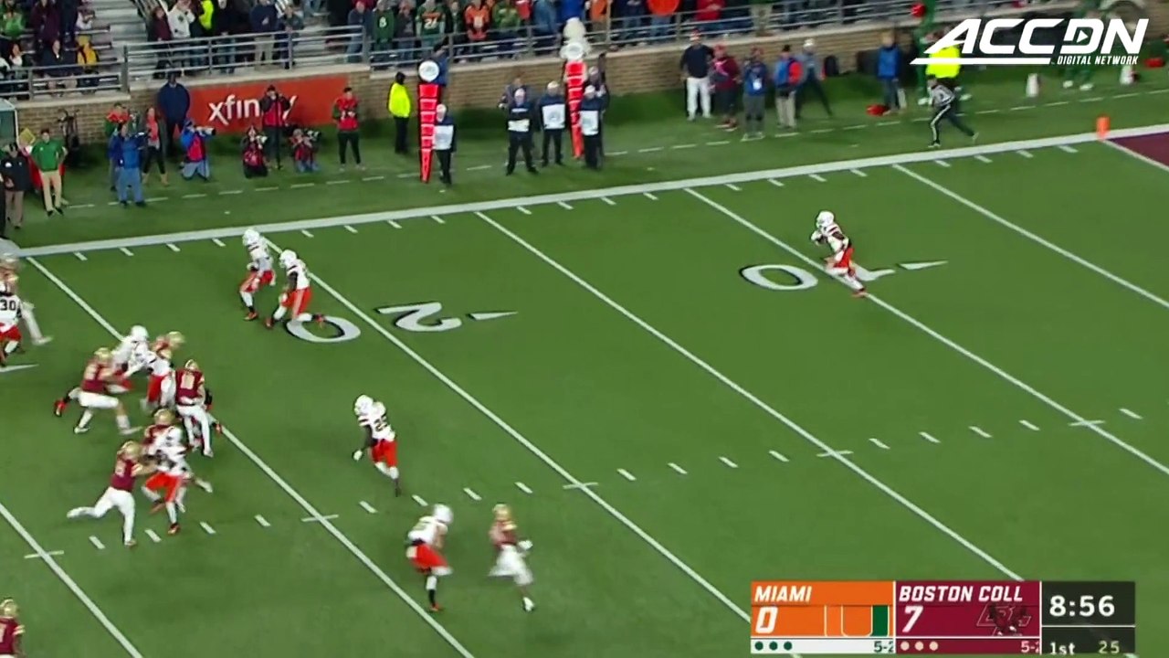 Miami vs. Boston College Football Highlights (2018)
