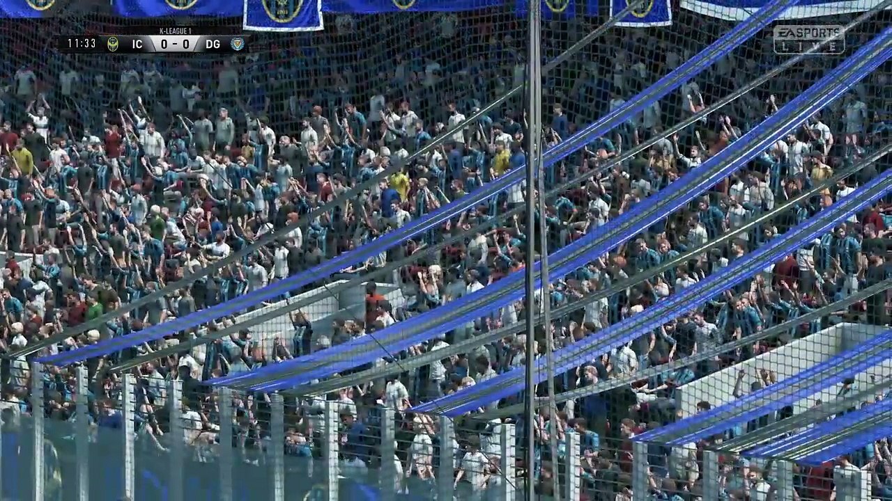 Korean K-League - Daegu FC @ Incheon United - FIFA 19 Simulation Full Game 28/10/18