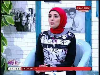 مذيعة الحدث فى حالة اندهاش من تغير الاطفال فى الوقت الحالي عن زمان