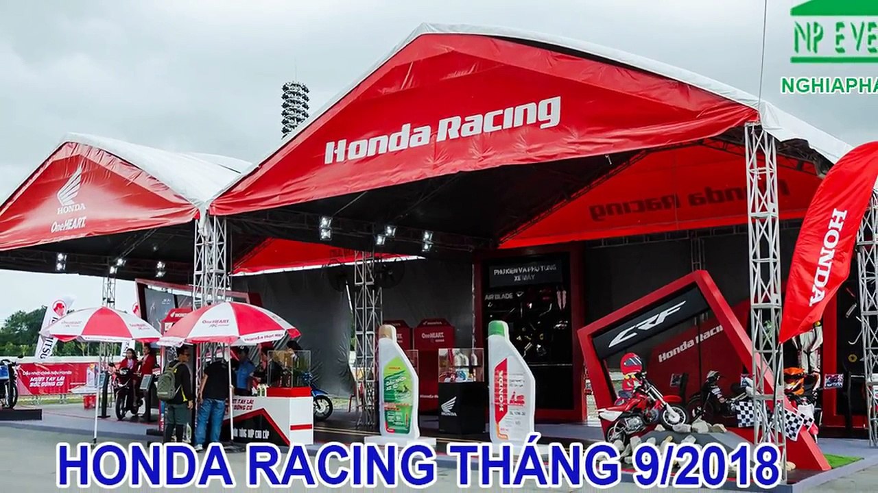 CHO THUÊ NHÀ BẠT KHÔNG GIAN TẠI HONDA RACING THÁNG 9-2018